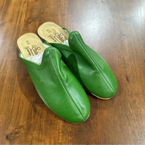 Sabah Baba Leather Slip On Mule Mens Size EU 45 Boho - Picture 1 of 6